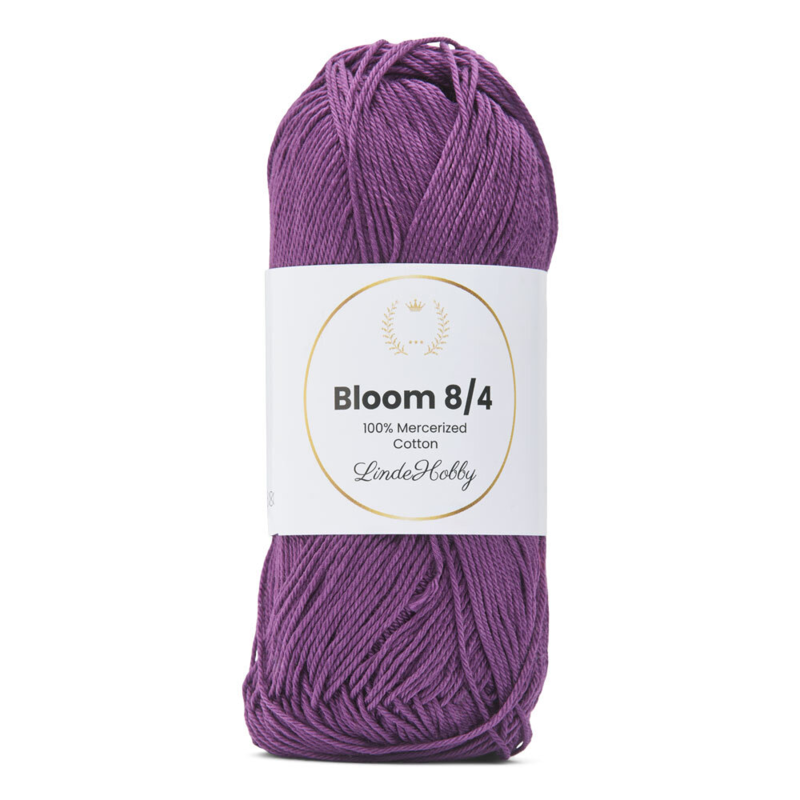 LindeHobby Bloom 8/4 Mercerized Cotton 13 Lila