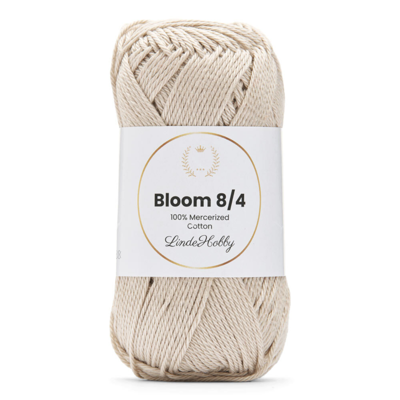LindeHobby Bloom 8/4 Mercerized Cotton 39 Perlgrau