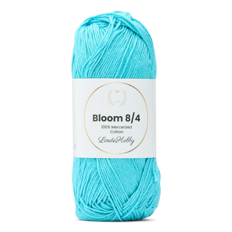 LindeHobby Bloom 8/4 Mercerized Cotton 15 Türkis