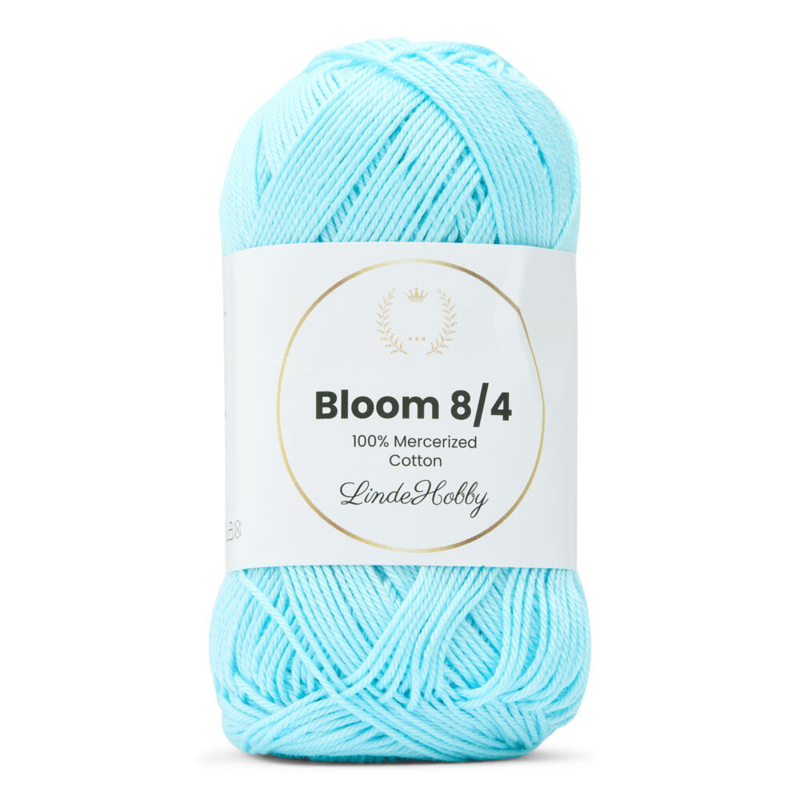 LindeHobby Bloom 8/4 Mercerized Cotton 14 Himmelblau