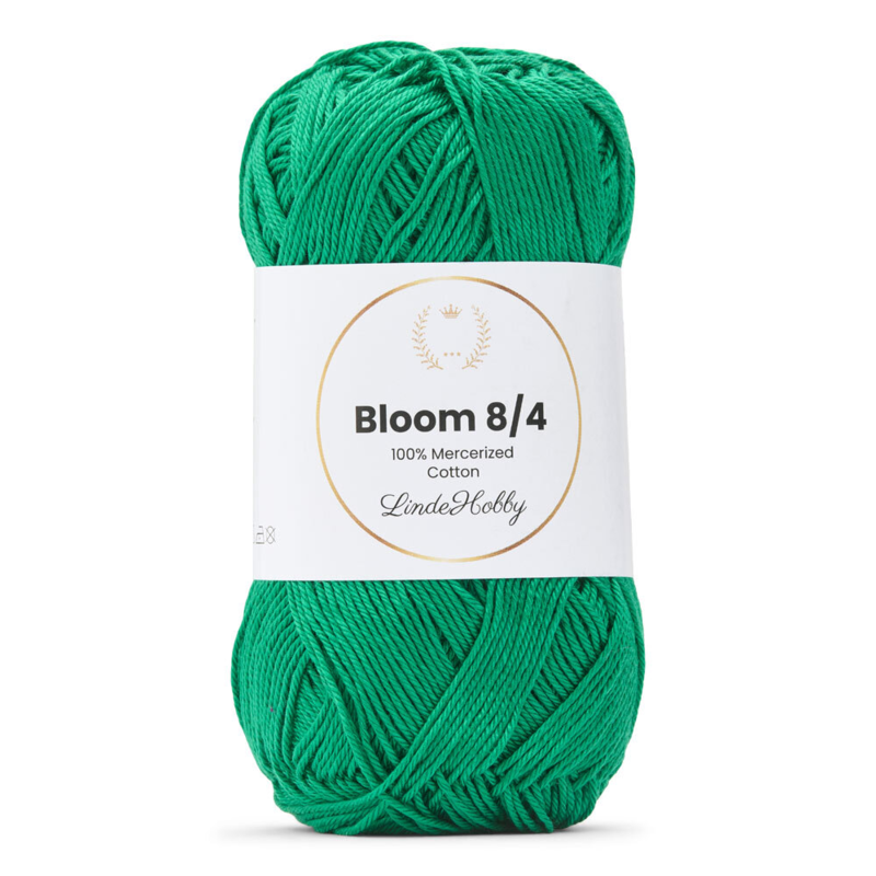 LindeHobby Bloom 8/4 Mercerized Cotton 33 Benetton-Grün