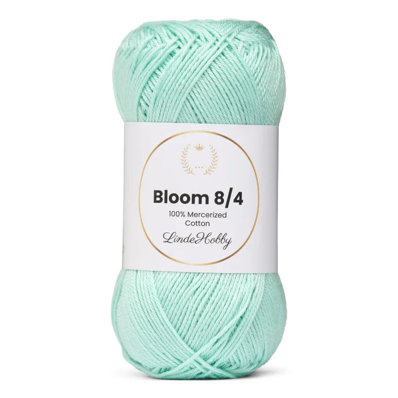 LindeHobby Bloom 8/4 Mercerized Cotton 37 Pastellminze