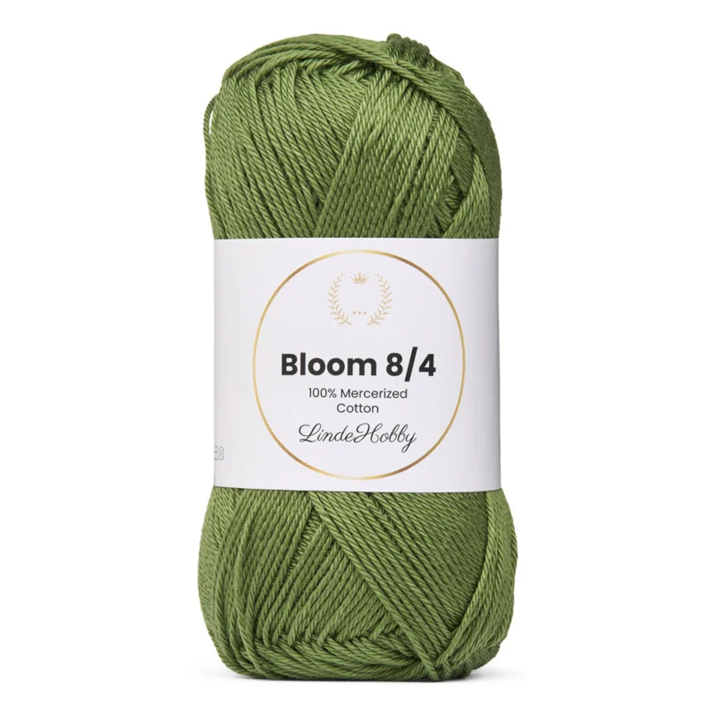 LindeHobby Bloom 8/4 Mercerized Cotton 20 Olivgrün