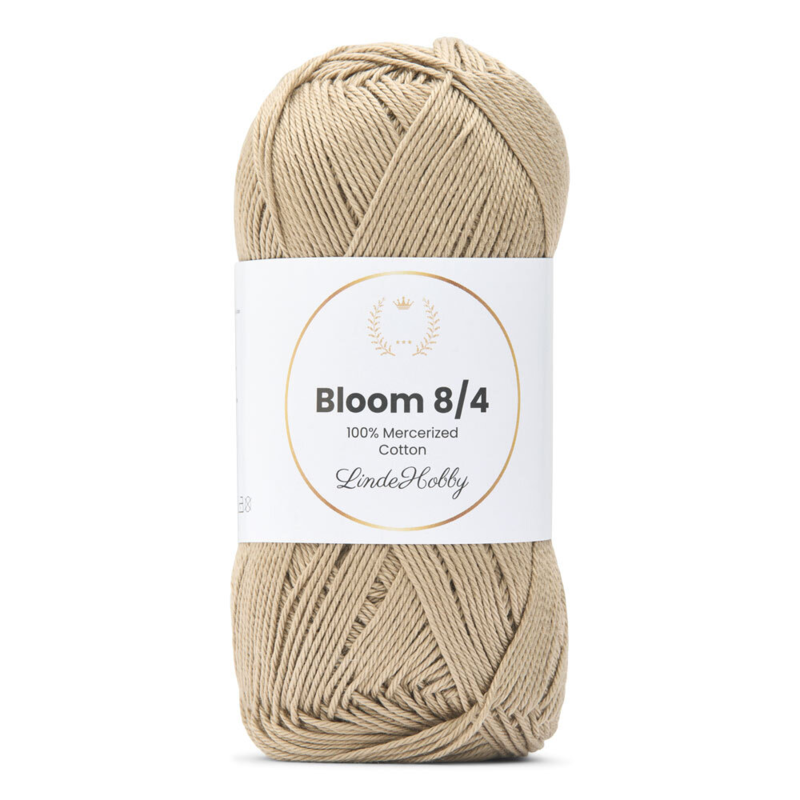 LindeHobby Bloom 8/4 Mercerized Cotton 40 Latte