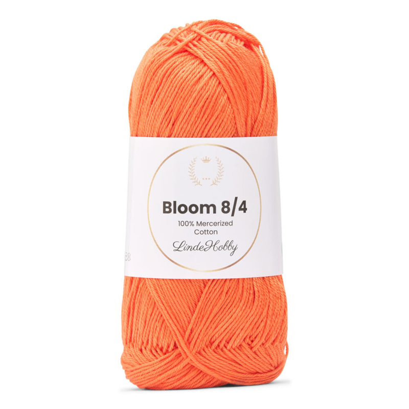 LindeHobby Bloom 8/4 Mercerized Cotton 23 Orange