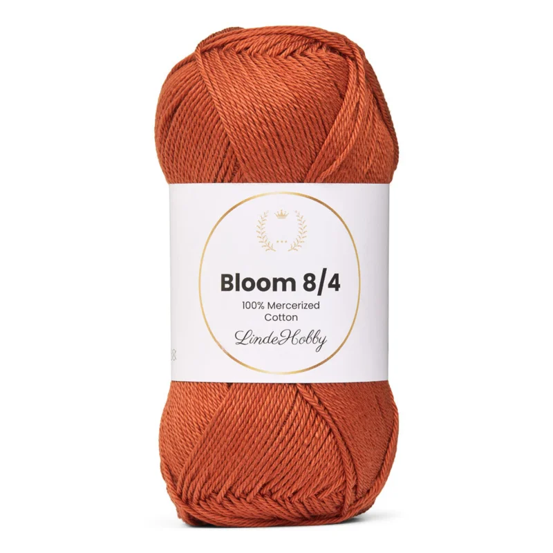LindeHobby Bloom 8/4 Mercerized Cotton 36 Ziegelfarbe