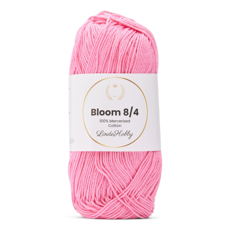 LindeHobby Bloom 8/4 Mercerized Cotton 10 Rosa