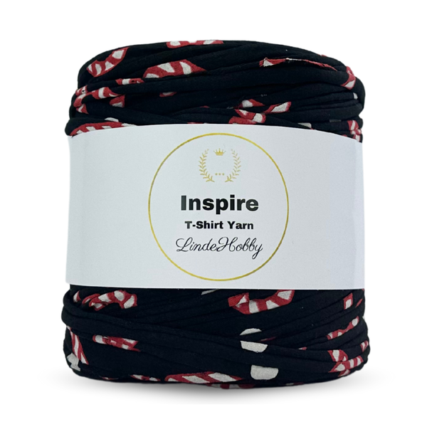 LindeHobby Inspire Print 107 Schwarz mit Zuckerstangen