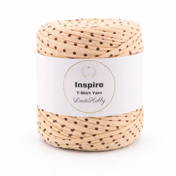 LindeHobby Inspire Print 29 Beige mit braunen Punkten