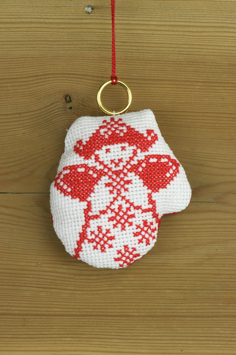 Stickset Fausthandschuh mit Engel 8 x 8 cm