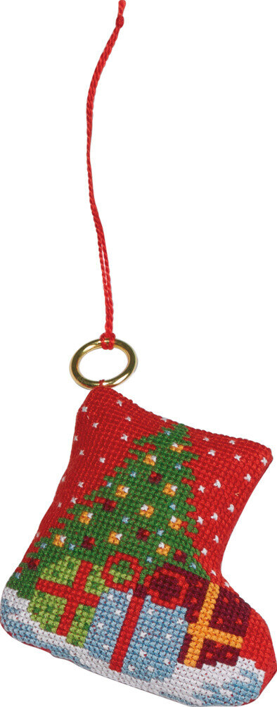 Stickset Tanne und Geschenke 7 x 8 cm