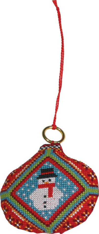 Stickset Schneemannkugel 8 x 8 cm