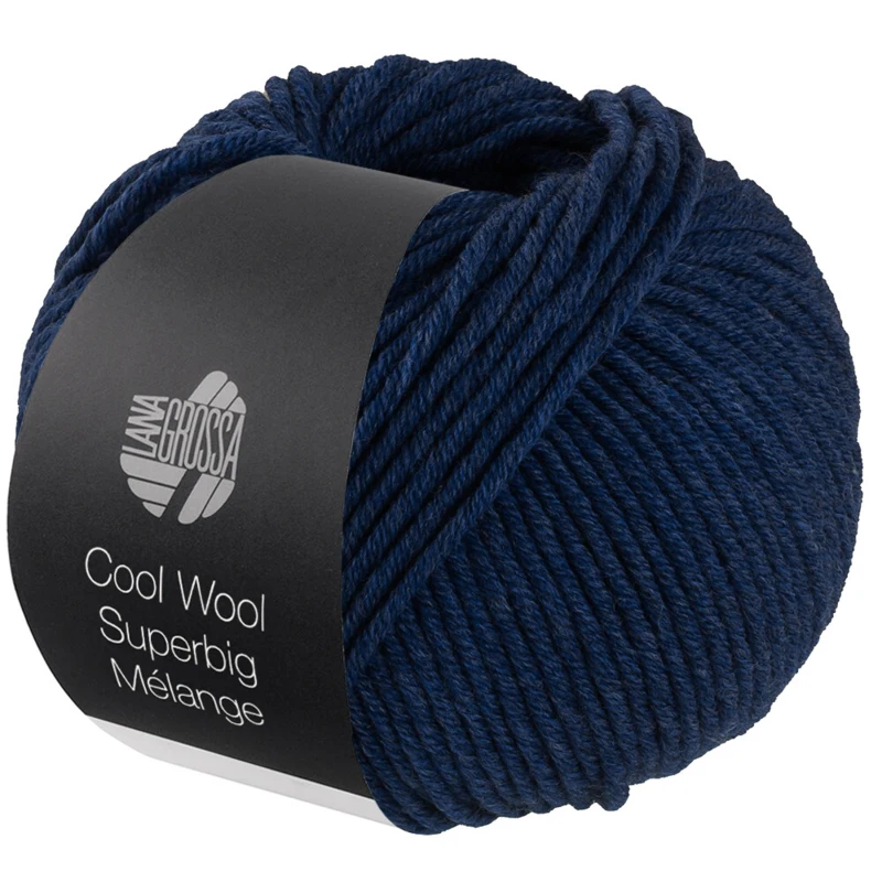 Lana Grossa Cool Wool Superbig 225 Nachtblau meliert