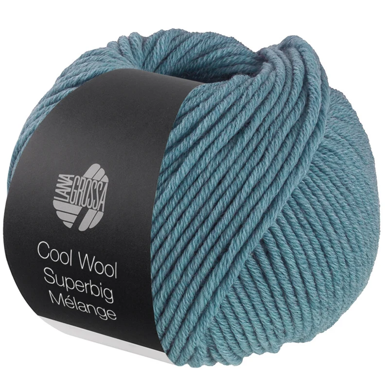 Lana Grossa Cool Wool Superbig 227 Taubenblau meliert