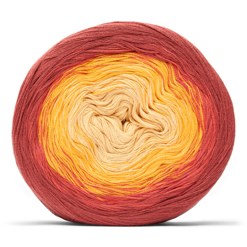 LindeHobby Lily Cotton Cake 03 Sonnenuntergangsfeuer