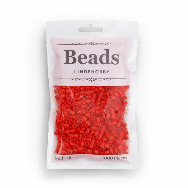 LindeHobby Beads Glitter 03 Rot