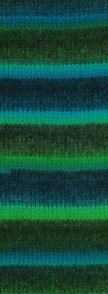 Lana Grossa Bomba 05 Dunkelpetrol/Petrolgrün/Blau/Lila/Nachtblau/Grün