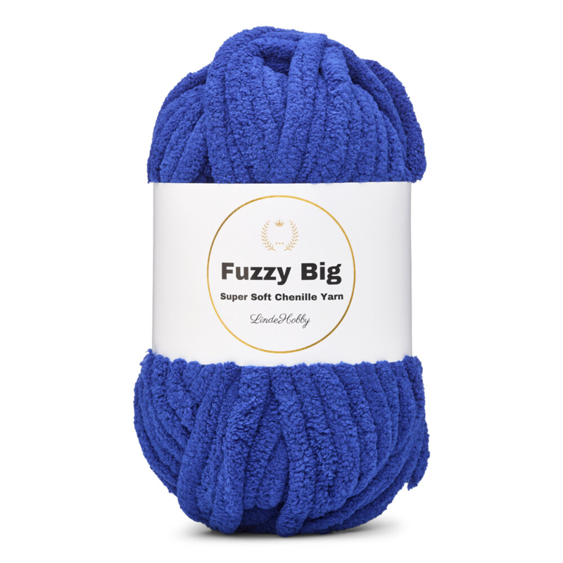 LindeHobby Fuzzy Chenille BIG 26 Saxblau