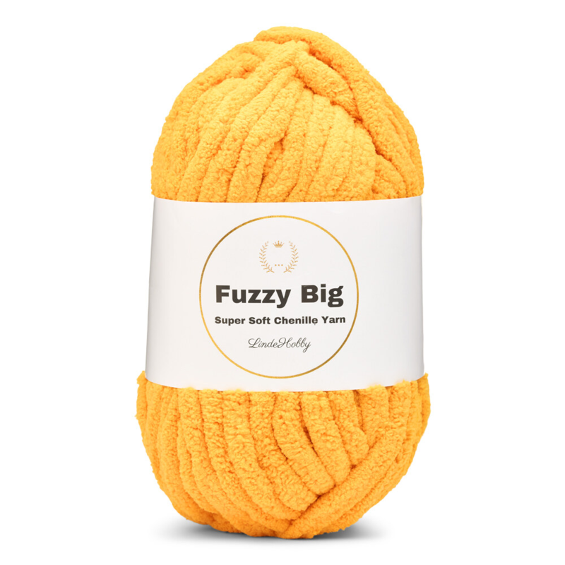 LindeHobby Fuzzy Chenille BIG 47 Goldenes Gelb