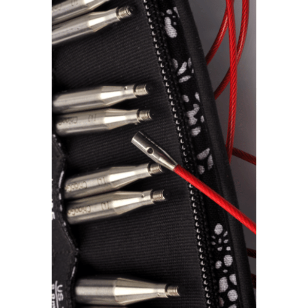 ChiaoGoo Austauschbares Rundnadelset Twist Red Lace, Small, 10 cm