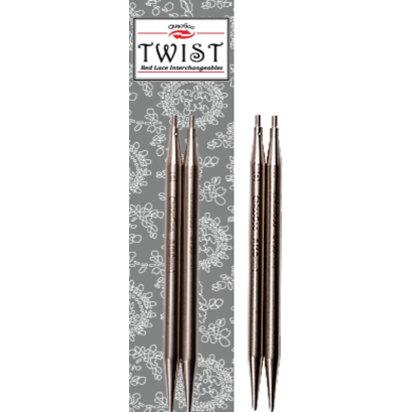 ChiaoGoo Austauschbare Rundstricknadeln Twist Lace (8, 10 und 13 cm)