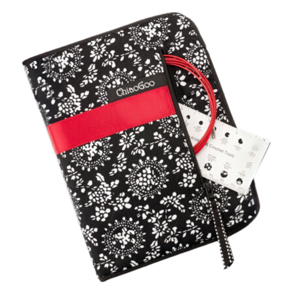 ChiaoGoo Auswechselbares Rundstricknadel-Set Twist Red Lace, Large, 13 cm