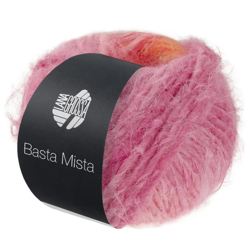 Lana Grossa Basta Mista 111 Pfirsich/Aprikose/Orange/Rosa/Pink/Fuchsia