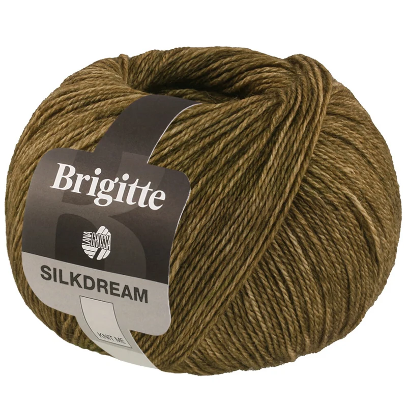 Lana Grossa Brigitte Silkdream 18 Dunkeloliv