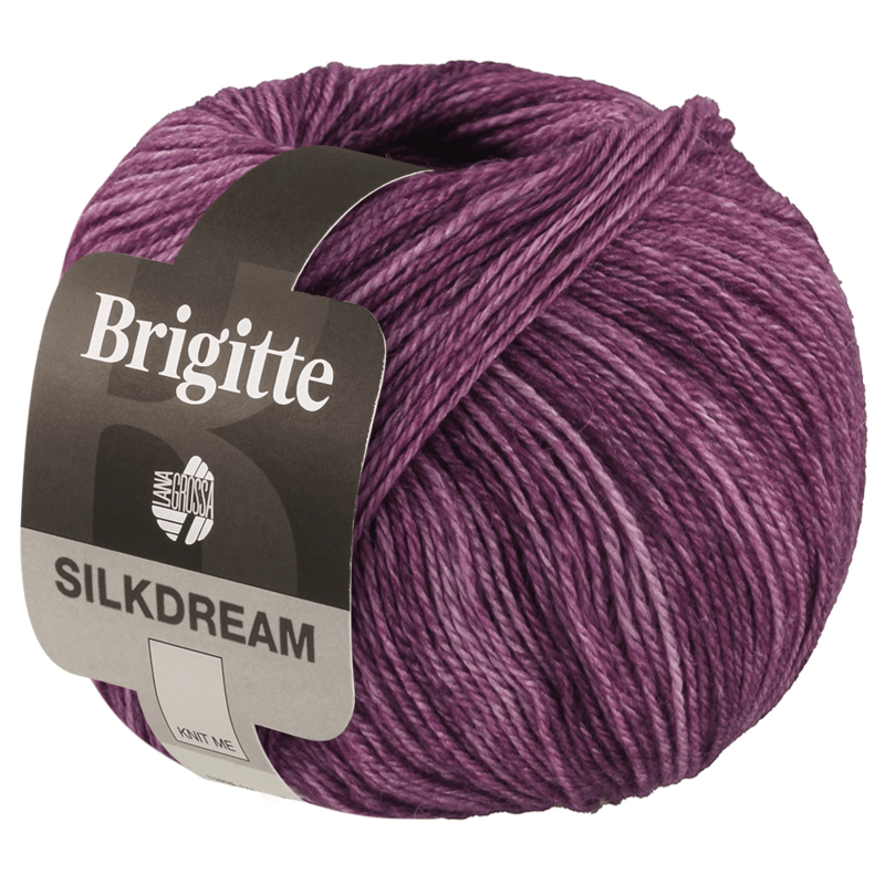 Lana Grossa Brigitte Silkdream 10 Rotviolett