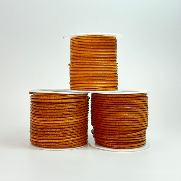 HobbyArts Lederband, 10 m, Natur