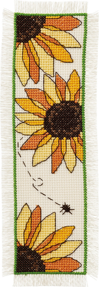 Stickset Sonnenblumen 7 x 22 cm