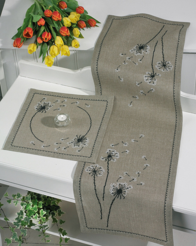 Stickset Löwenzahn 36 x 36 cm