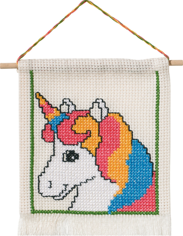 Stickpackung MFK Einhorn M 5119/18 16 x 18 cm