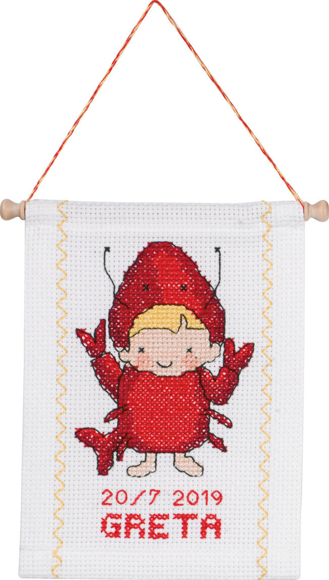 Stickset Krebs B5129/18 18 x 25 cm