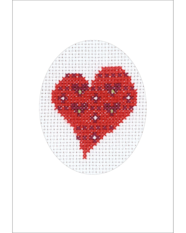 Stickset Herzen m/ Herzen 5883/00 9 x 13 cm