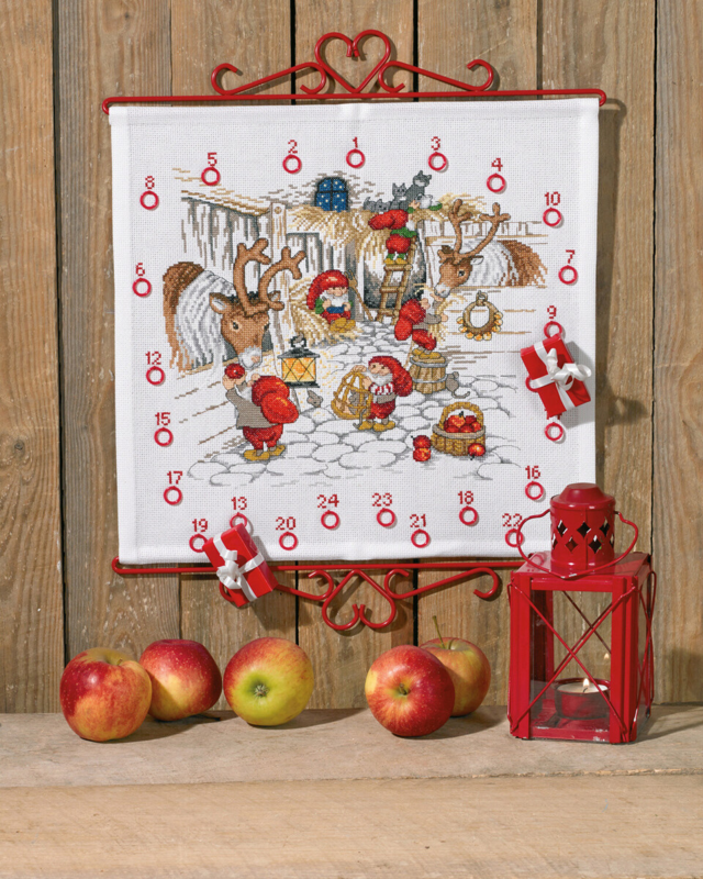 Stickpackung Weihnachtstall B5125/40 40 x 38 cm