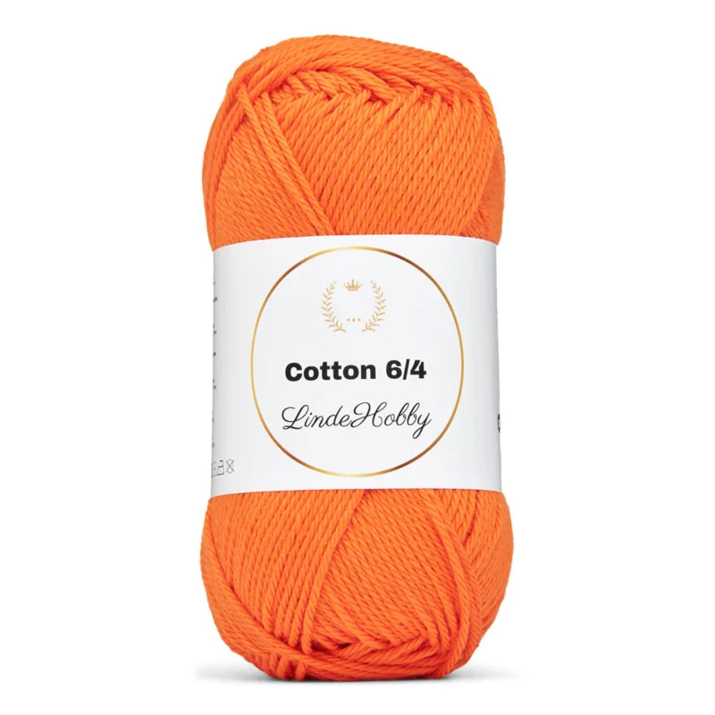 LindeHobby Cotton 6/4 043 Orange