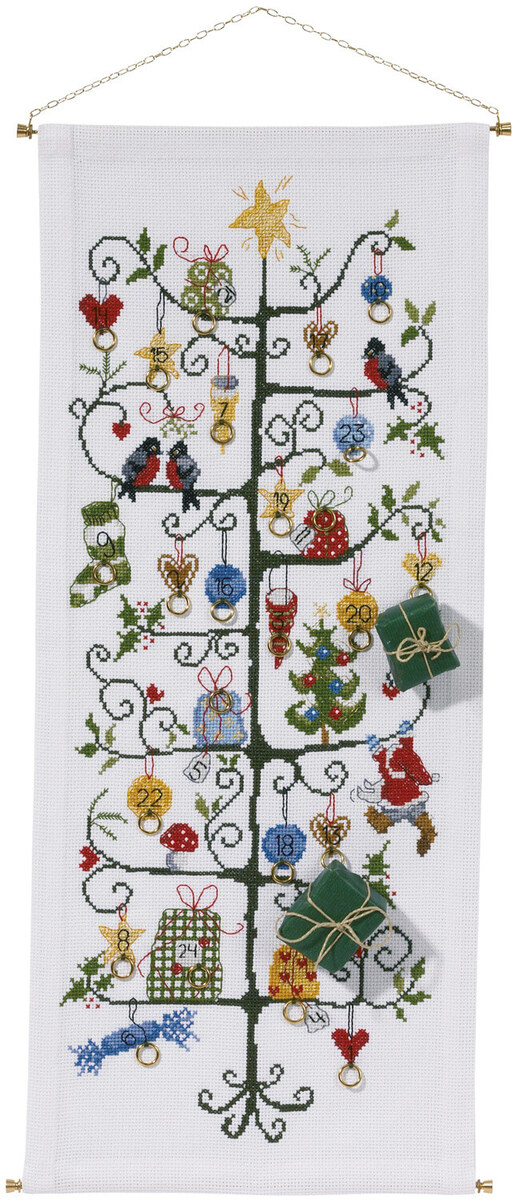 Stickset Weihnachtsbaum 30 x 71 cm R5205/30