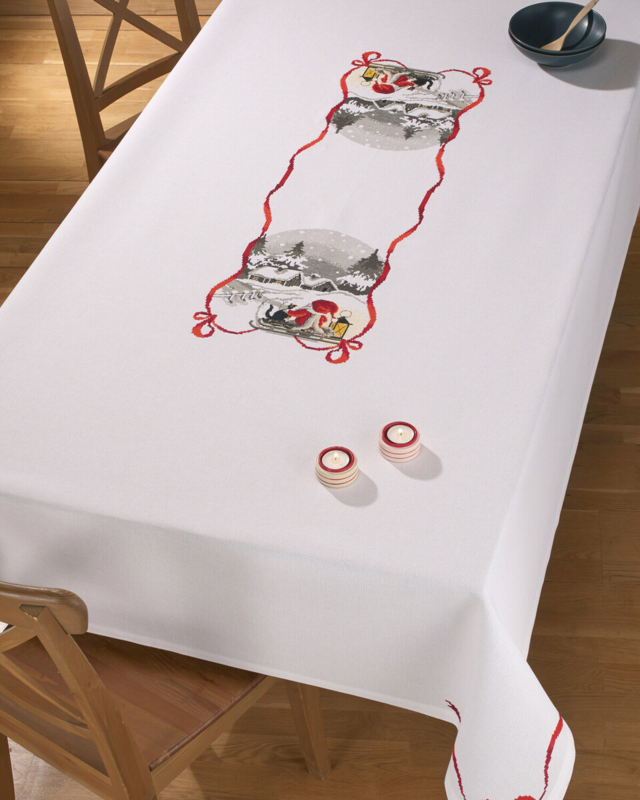 Stickpackung Tomtenacht 140 x 230 cm