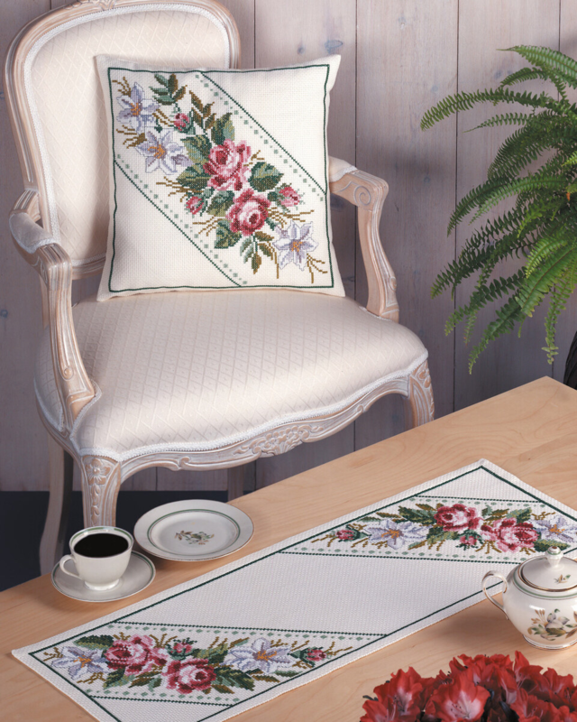 Stickset Blumen 27 x 76 cm