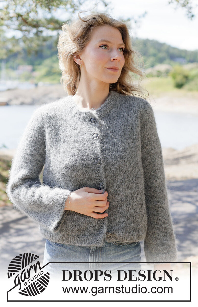 263-32 Cloud Drift Cardigan by DROPS Design
