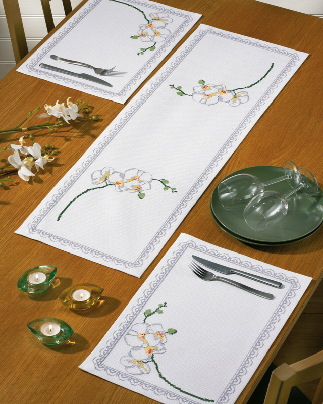 Stickset Orchidee 31 x 94 cm