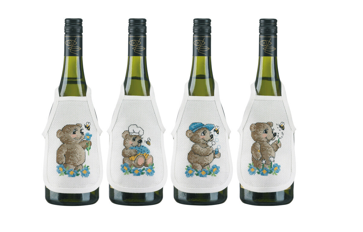 Stickset Jungen-Teddys 10 x 15 cm