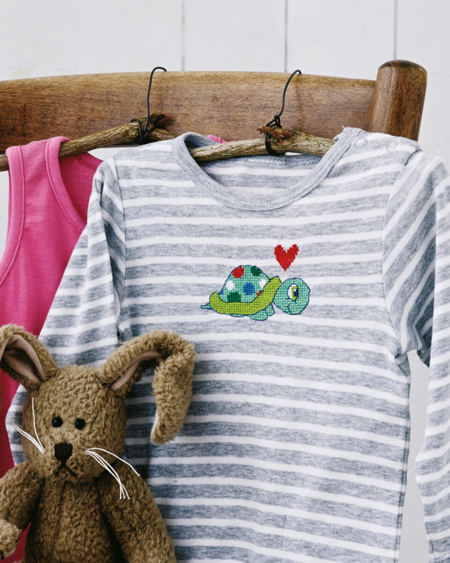 Stickset Schildkröte 7 x 9 cm