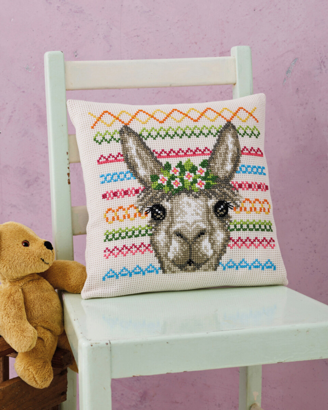 Stickpackung Alpaka 30 x 30 cm