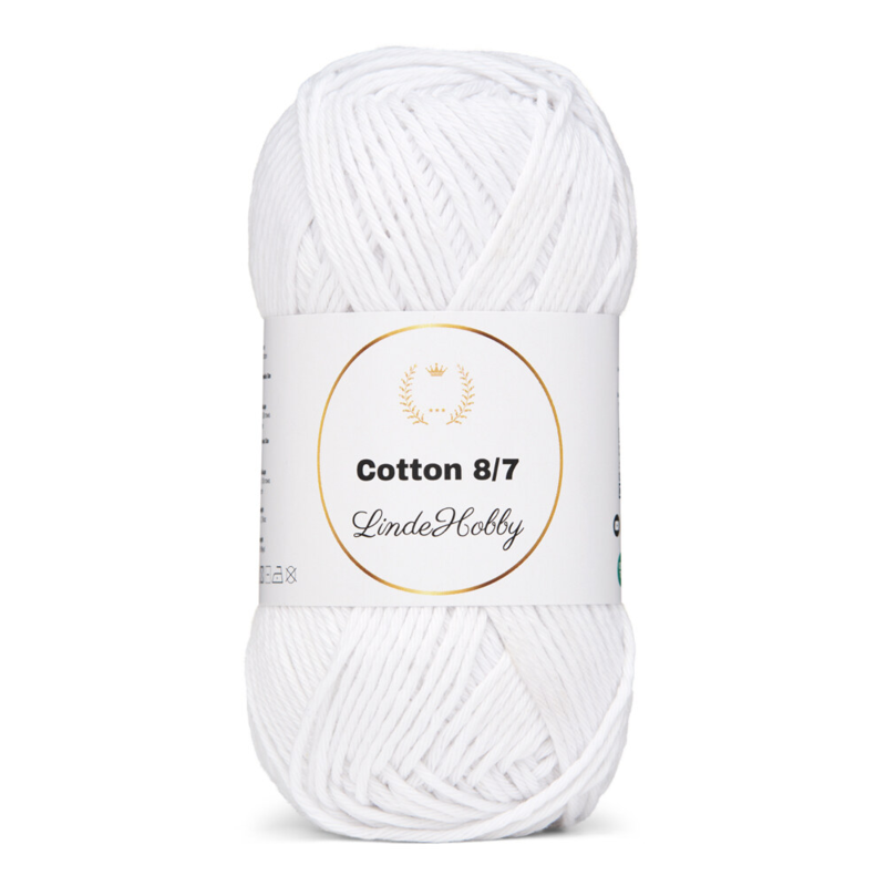 LindeHobby Cotton 8/7 019 Bianco