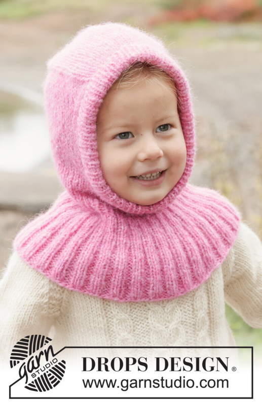 50-7 Dream Petal Balaclava by DROPS Design