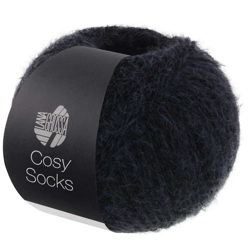 Lana Grossa Cosy Socks 18 Schwarz