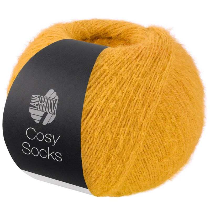 Lana Grossa Cosy Socks 11 Gelborange