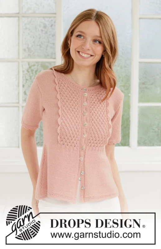 267-35 Pretty Jane Cardigan by DROPS Design